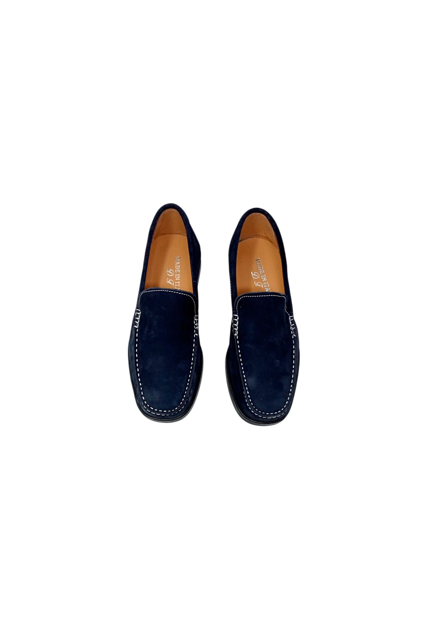 Mocassino Italia Leone 197 NABUK BLU uomo