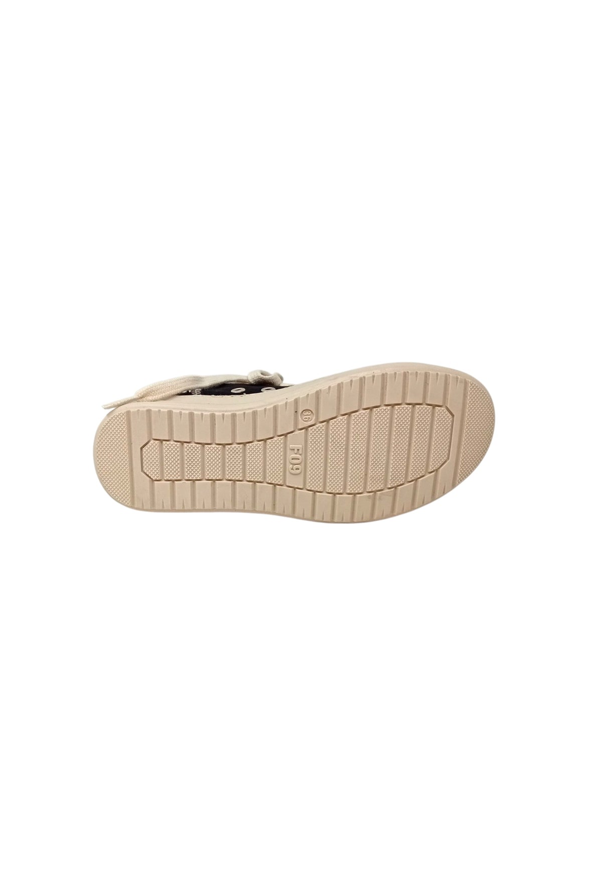 Sneakers F09 Miriam Class Canvas nero/beige unisex