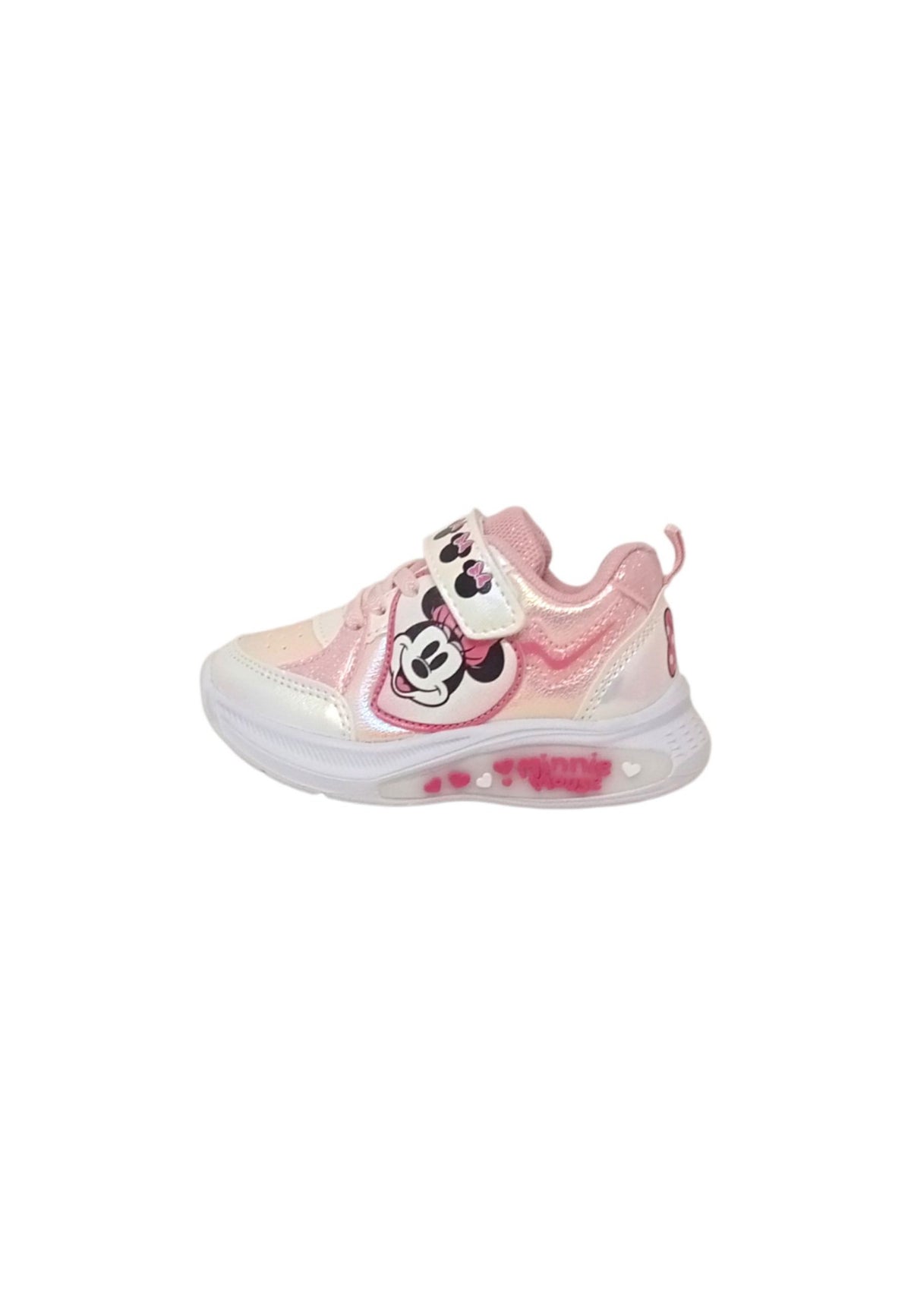 Sneaker luminose Silver Minnie D3010845S WHITE Bambina