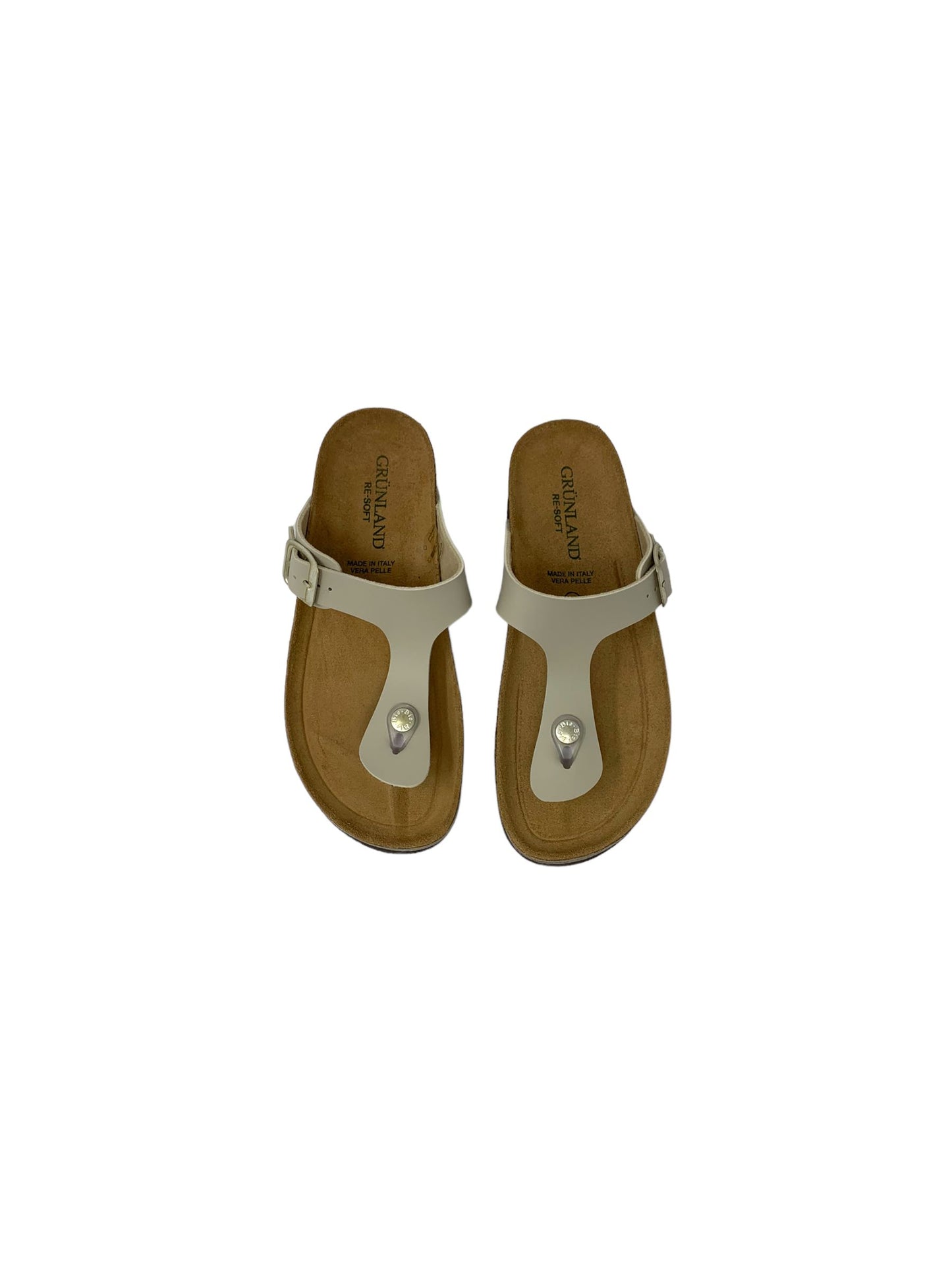 Ciabatta infradito GRUNLAND HOLA CC2432-11 beige ragazza/donna