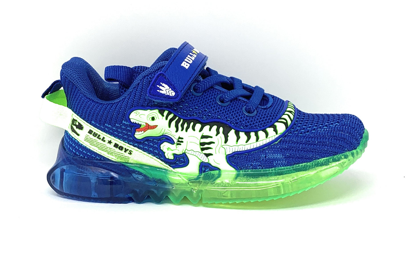Sneakers da passeggio BULL BOYS BBAL2100 ROYAL Blu/Verde Bambino