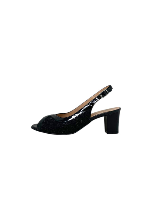 Sandali con tacco SOFFICE SOGNO E5T60C2 nappa nero  donna