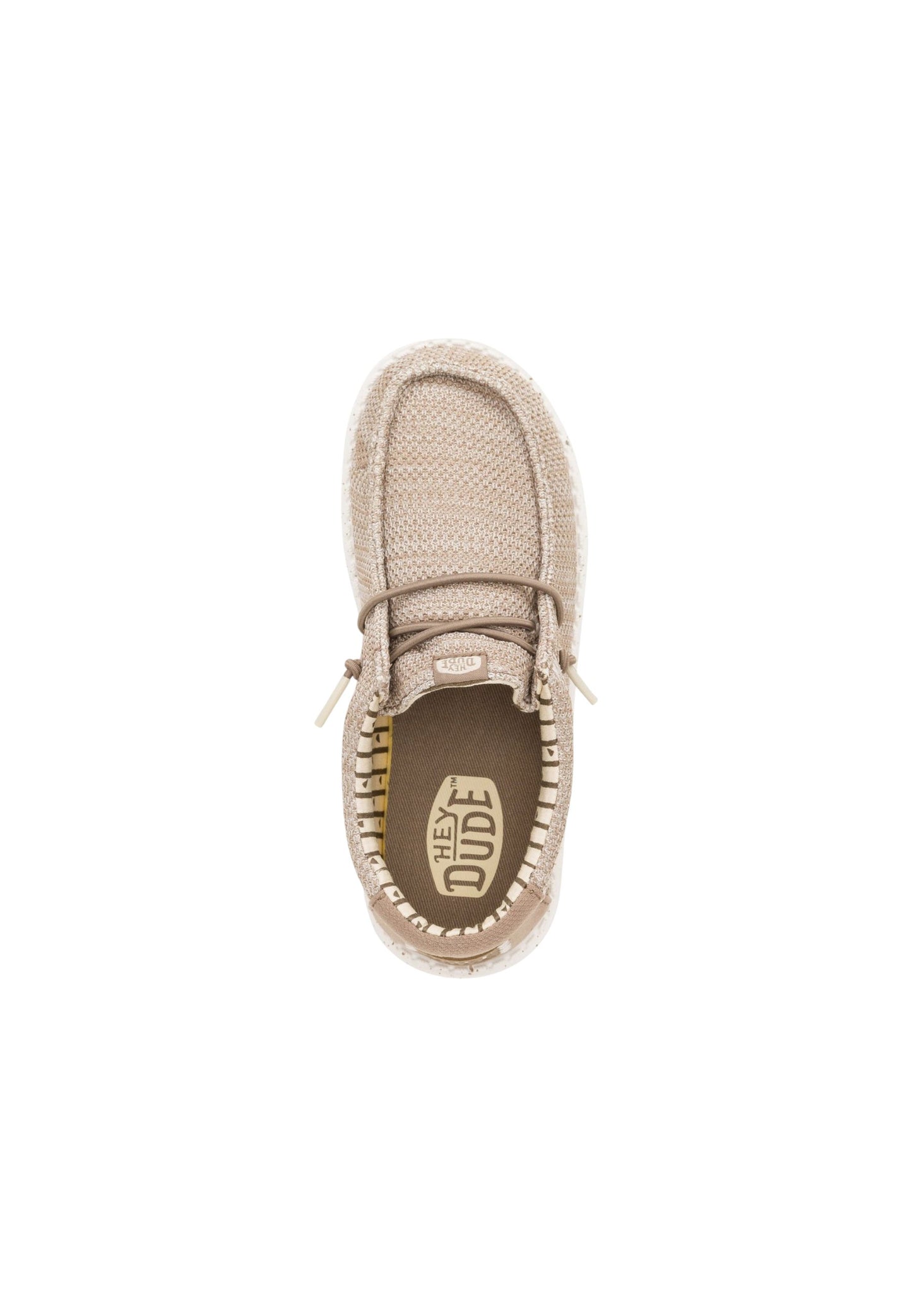 Mocassini HEYDUDE WALLY Y STRETCH SOX 42072-267 WALNUT Bambino
