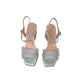 Sandalo con tacco VERNISSAGE E5QR62C5 LAMY ARGENTO donna
