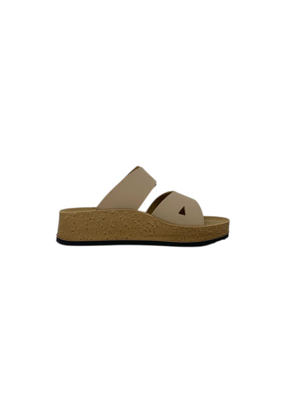 Ciabatta INBLU PK000045 SABBIA donna