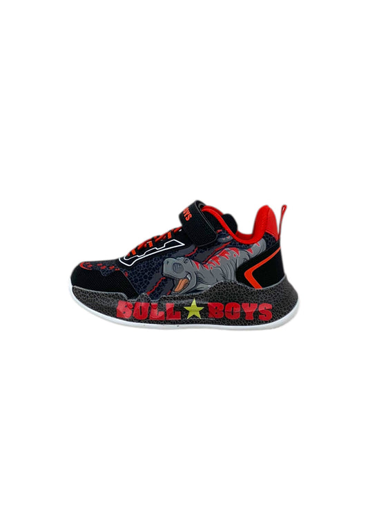 Sneakers luminose BULL BOYS DNAL5140 NERO T-REX Bambino