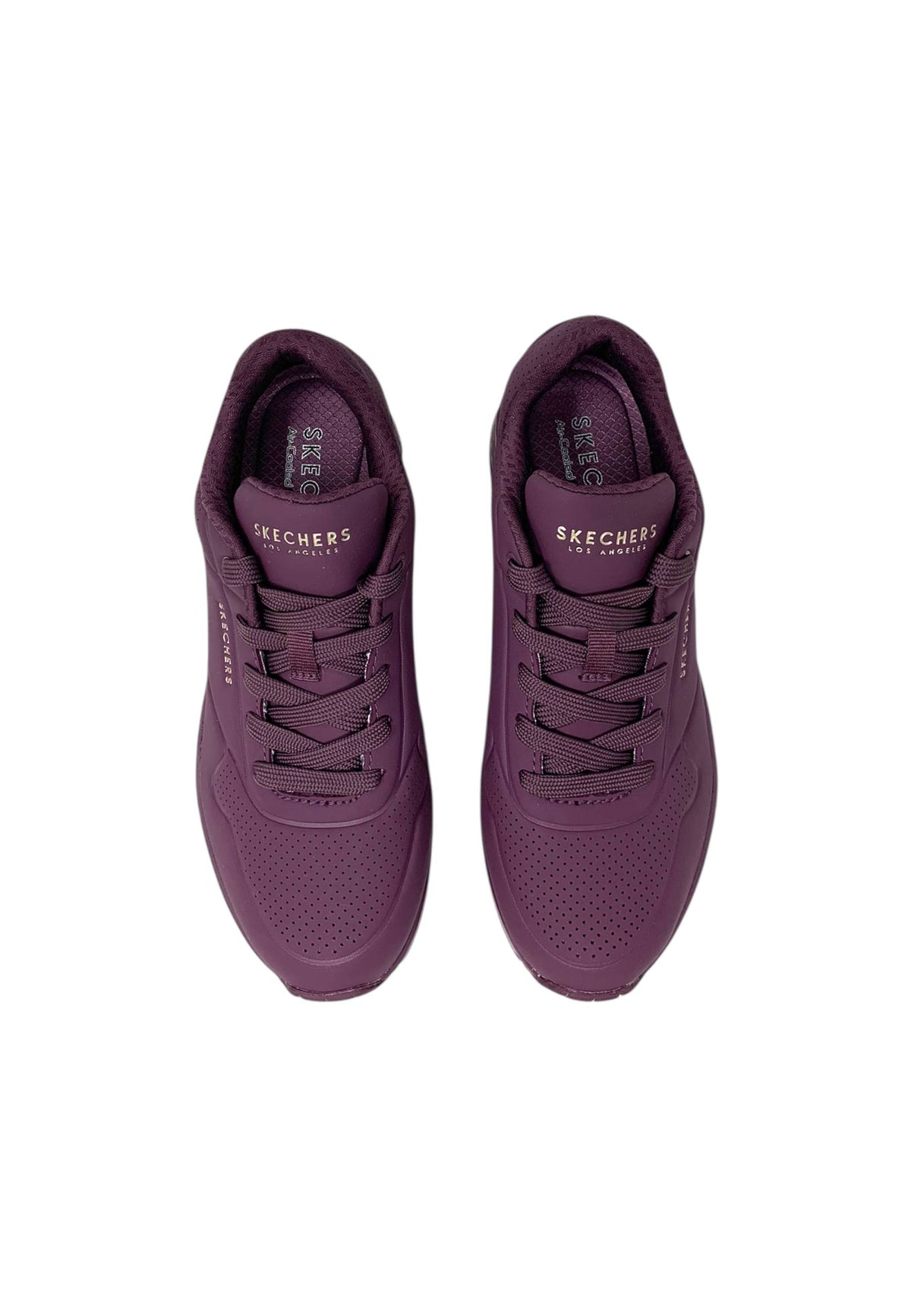 Sneakers SKECHERS Uno - Stand on Air 73690/WINE Donna
