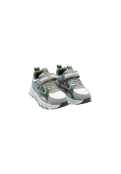 Sneakers luminose Bull Boys OCCHIOSAURO DNAL5288 GRIGIO/BIANCO Bambino