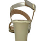 Sandalo col tacco SOFFICE SOGNO 21601 LAMINATO SABBIA donna