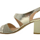 Sandalo col tacco SOFFICE SOGNO 21601 LAMINATO SABBIA donna