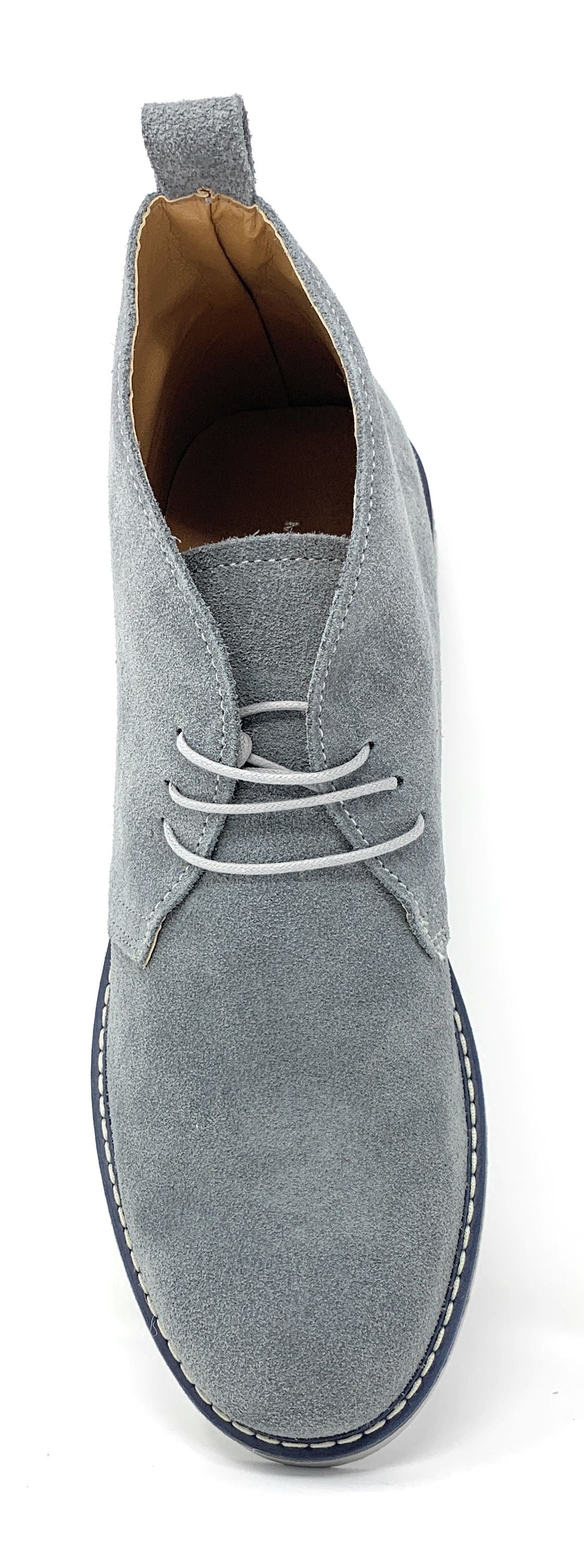 Scarpa modello polacchina BKS 1312 GRIGIO uomo