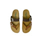 Ciabatta infradito GRUNLAND HOLA CC0078-M7 MARRONE-MULTI ragazza/donna