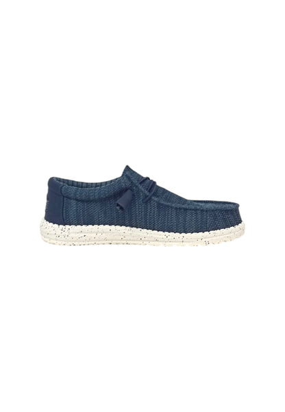 Mocassini HEYDUDE WALLY STRETCH SOX 41898-410 NAVY Uomo