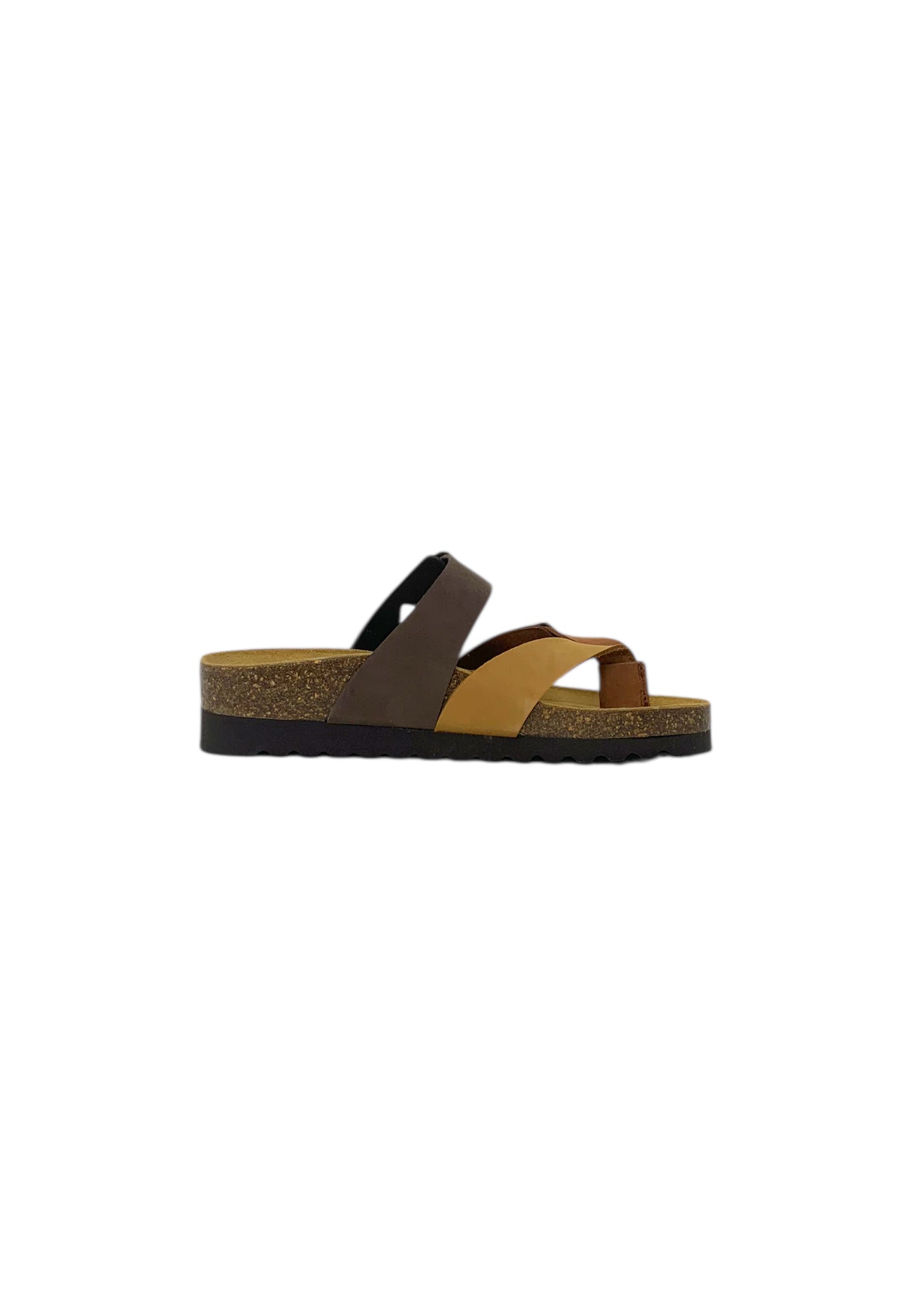 Ciabatta infradito GRUNLAND HOLA CC0078-M7 MARRONE-MULTI ragazza/donna