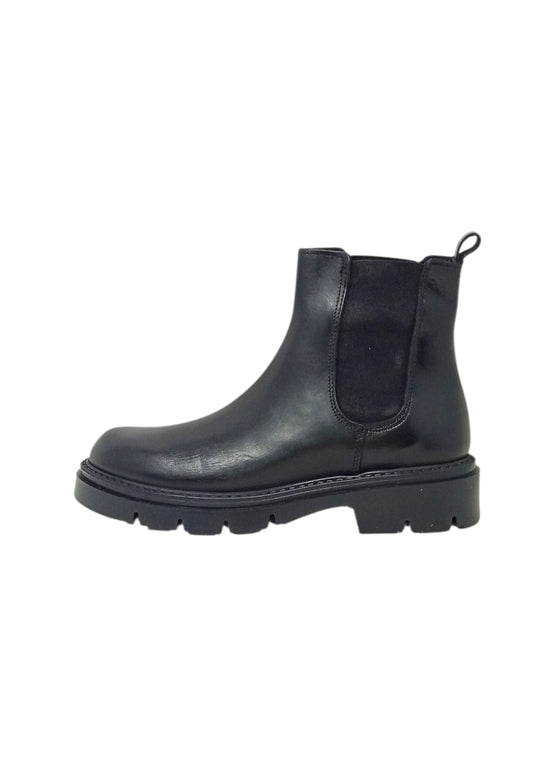 Italia Leone Stivaletto chelsea D01 pelle nero donna