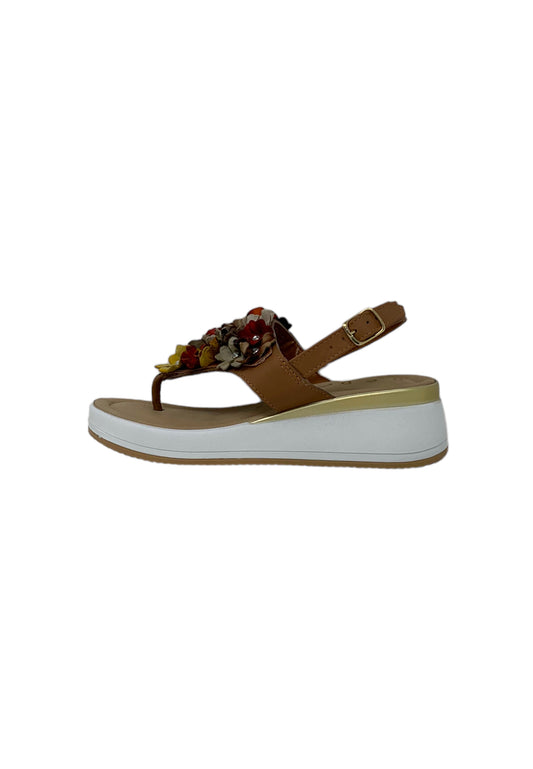 Sandali infradito REPO 83419-E3 CUOIO MULTI donna