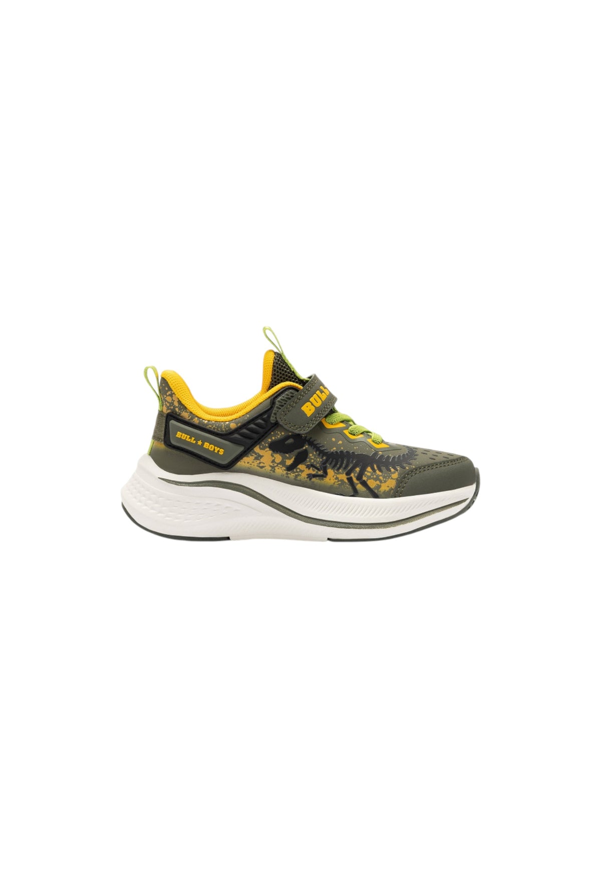 Sneakers con audio Bull Boys Uragano Rex DNAR5272 VERDE GIUNGLA Bambino