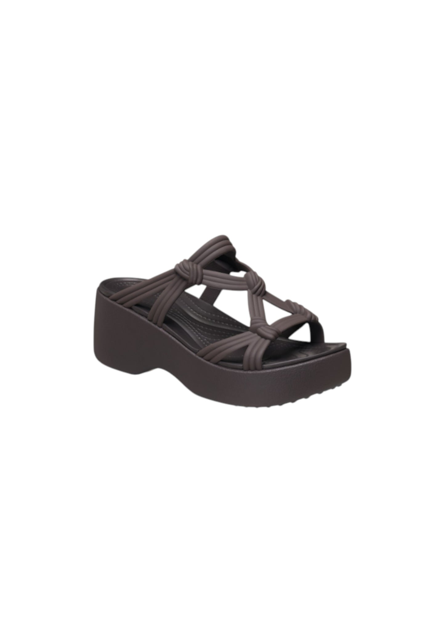 Sandali Crocs Brooklyn Knot Sky Sandal 212011-206 Espresso donna