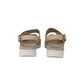 Sandali Linea Comoda Stile di Vita 540035-SDV BEIGE/PLATINO Donna