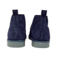 Italia Leone Polacchina Stringata 1312 camoscio Blu Uomo