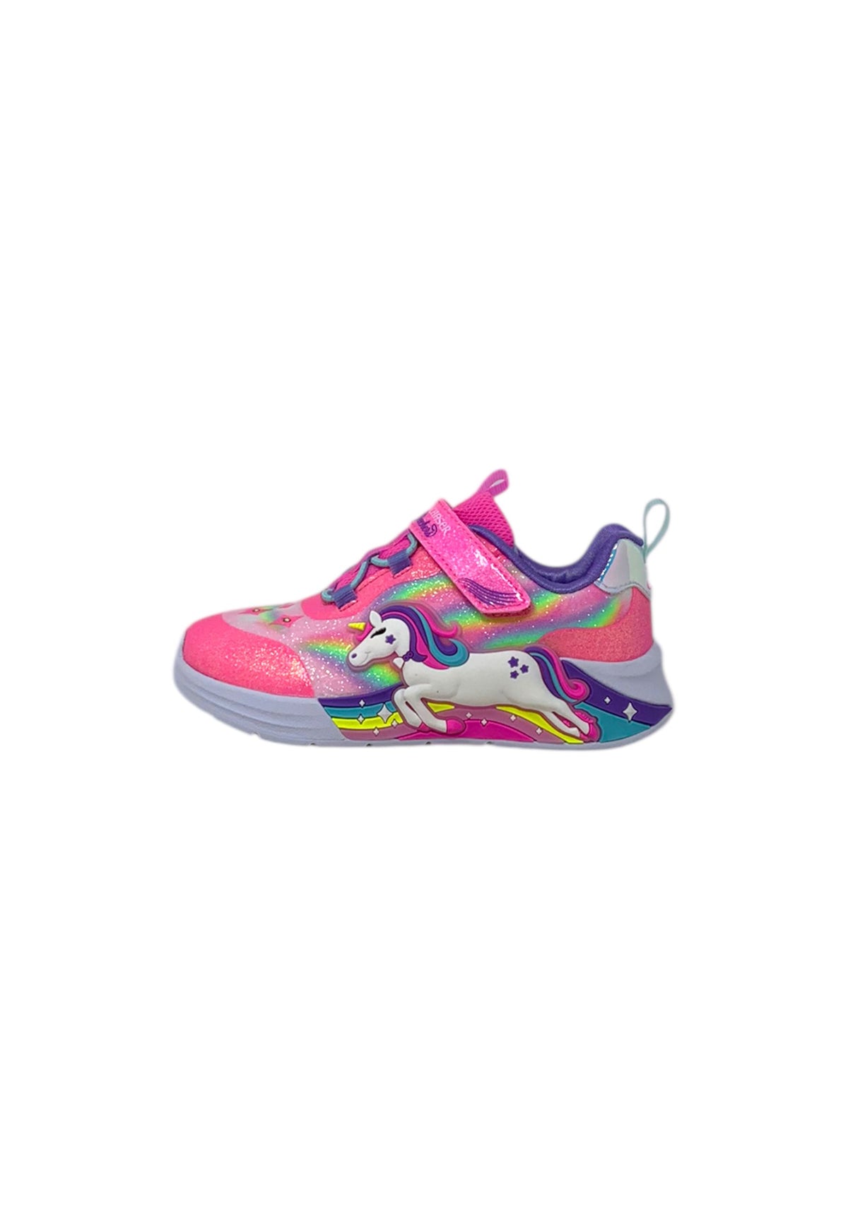 Sneakers luminose Skechers S LIGHT - UNICORS CHASER 302298/PKMT Bambina