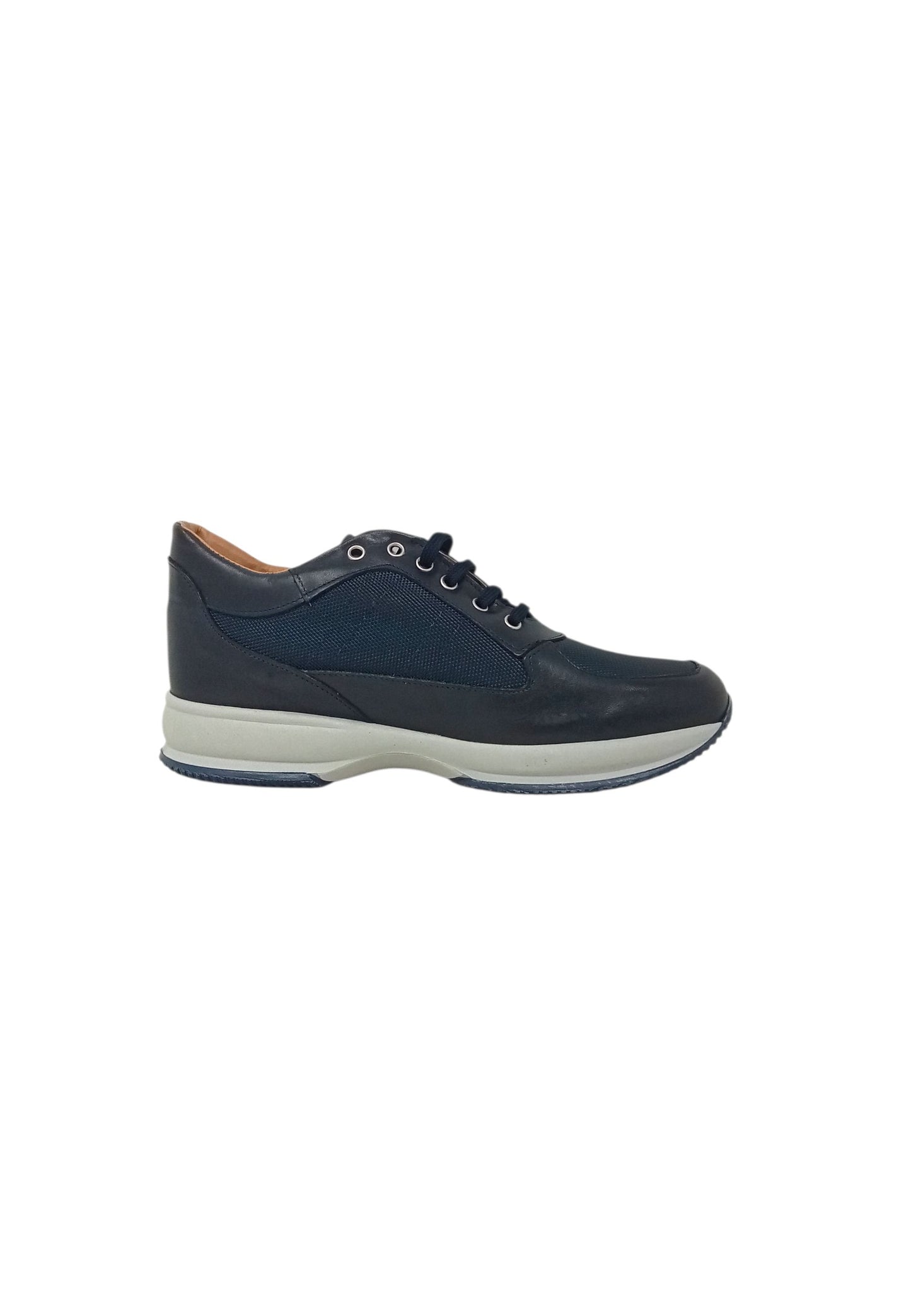 Italia Leone Sneaker blu pelle Tommy est uomo