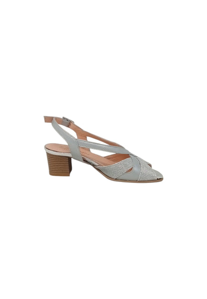 Sandali con tacco SOFFICE SOGNO E5E40C1T PERLATO ARGENTO donna