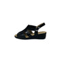 Sandalo linea comoda Stile Di Vita 8380 Nero Donna