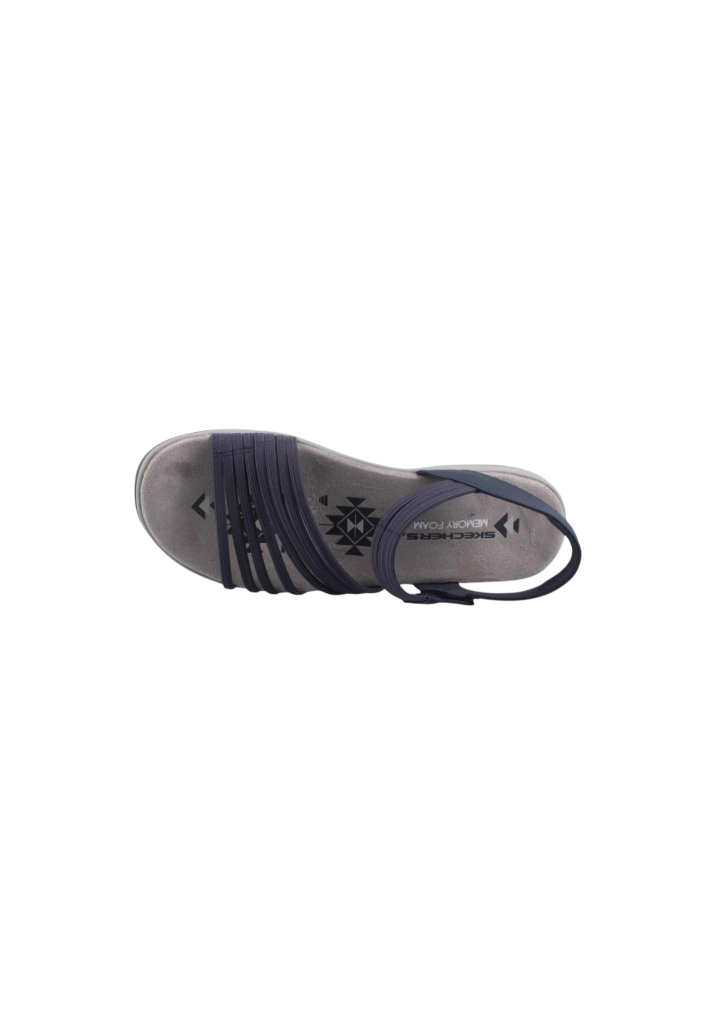 Sandali SKECHERS Stretch Fit - REGGAE SLIM Coffe Run 163573/NVY Donna