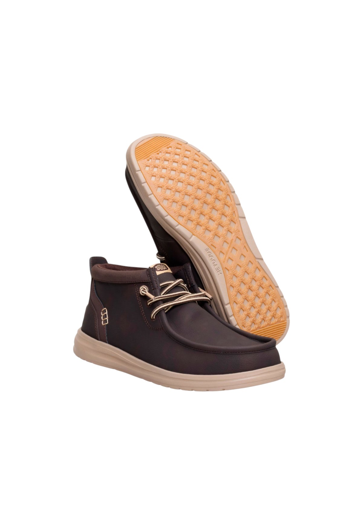 Mocassini Heydude Wally mid Gripr classic 42051-2IV Mole Brown Uomo