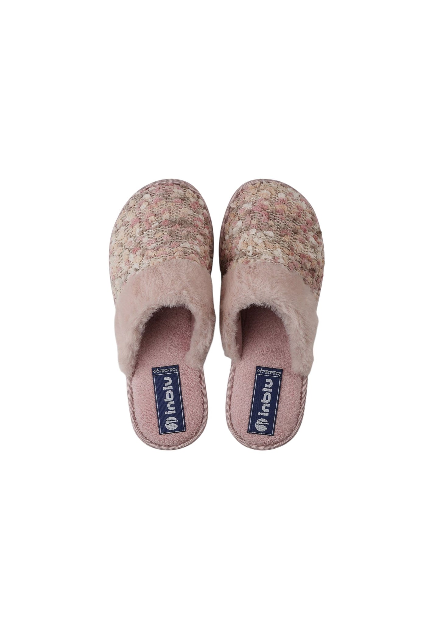 Pantofola INBLU LB000109 ROSA  donna