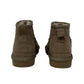 Stivaletti con pelliccia W-1022 TAUPE Made in Italy donna