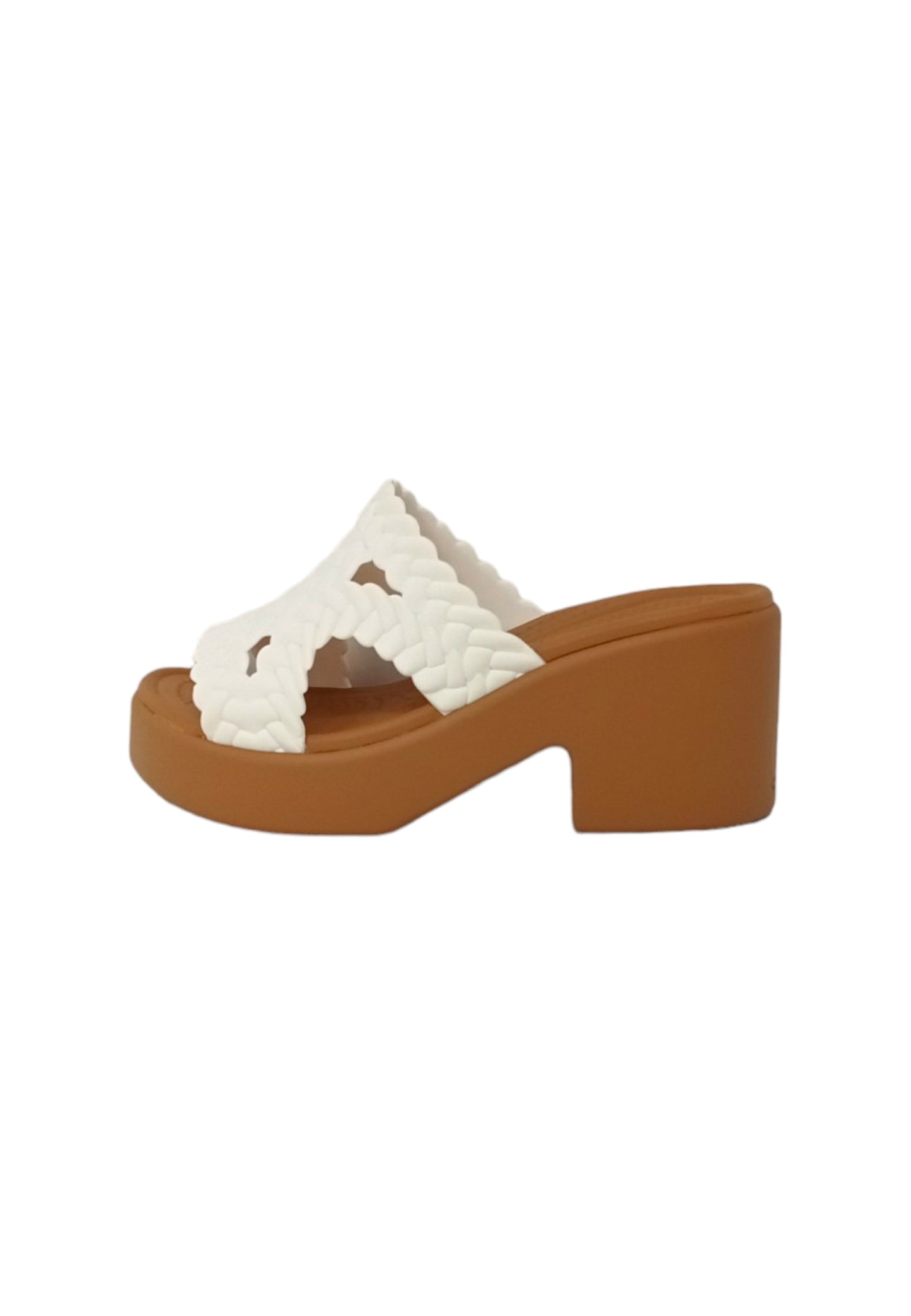 Sandalo CROCS BROOKLYN WOVEN SLIDE HEEL 209979 donna più colori