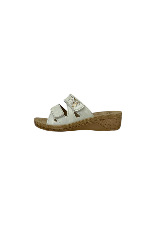 Ciabatta INBLU PV000009 BIANCO donna