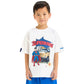 Diadora JU T-shirt ss Superheroes "SUPERMAN" 502.180440 01 C6564 Bambino