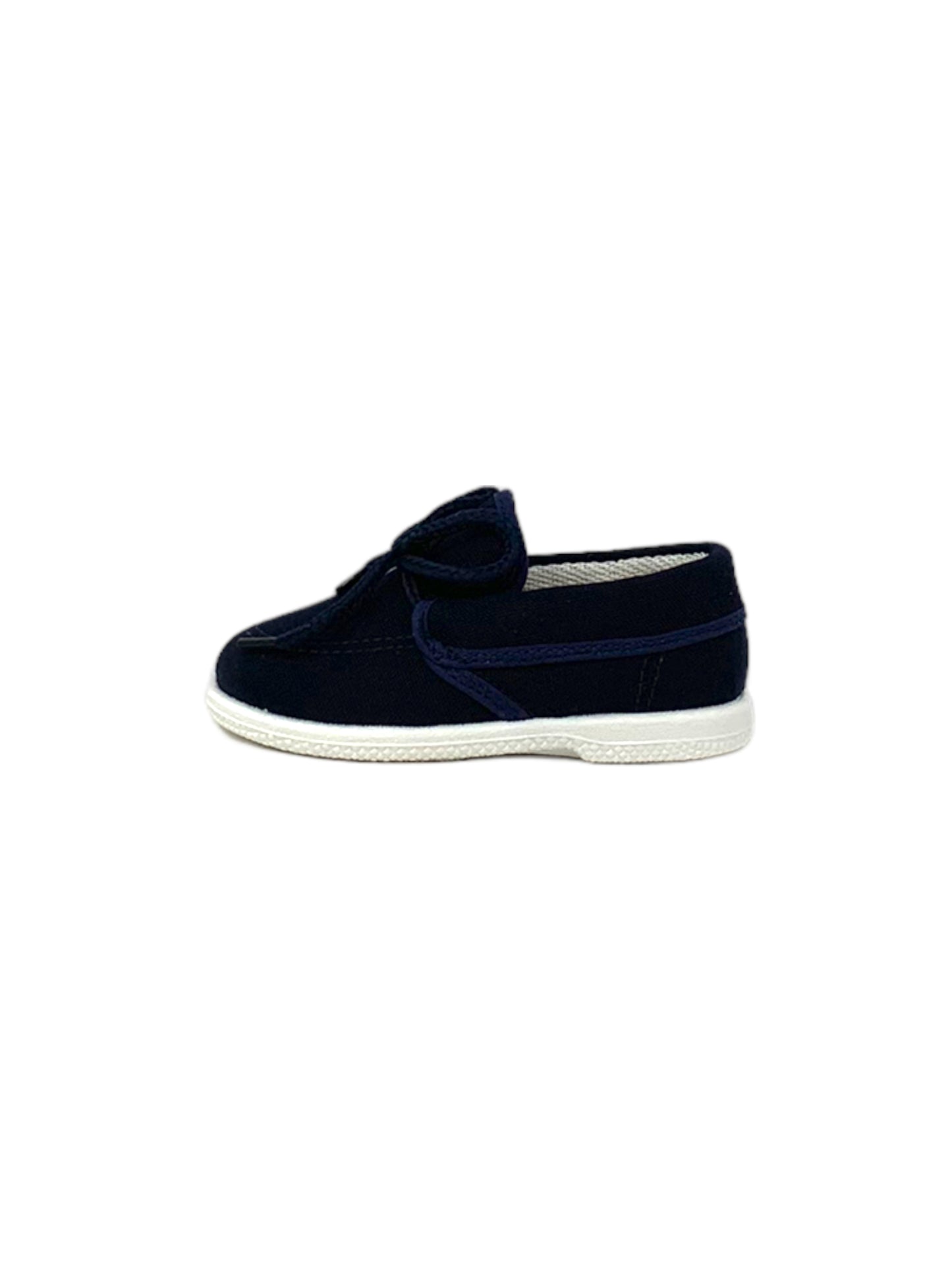 Mocassino DXO Vigevano VELA COTTON BLU  bambino