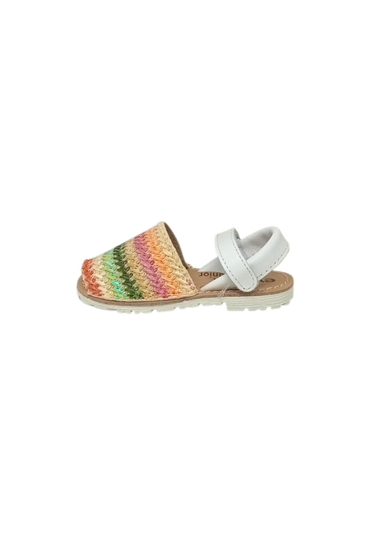 Minorchina JOLLY ANIA RAFFIA JUTA N°4 Multicolore bambina