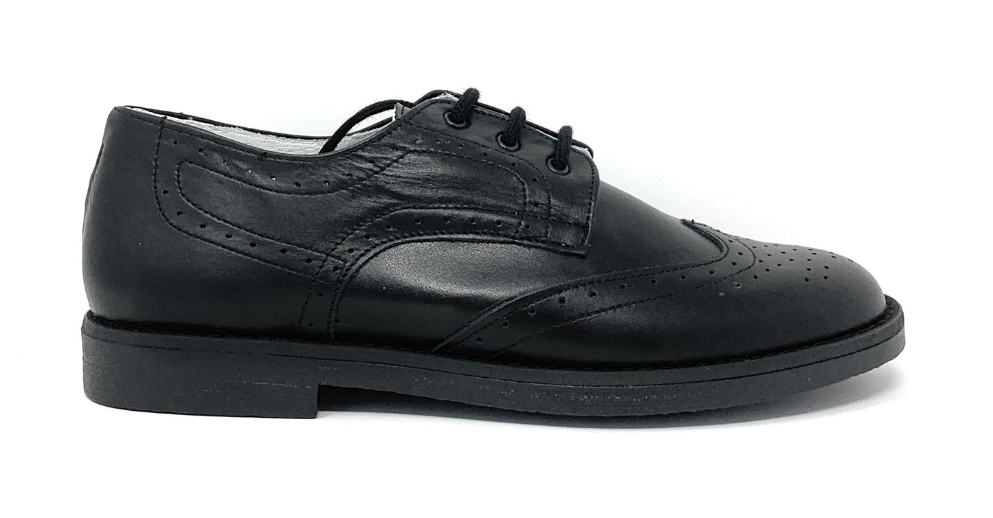 Scarpa modello francesina Primi Giorni 300 VITELLO NERO bambino e ragazzo