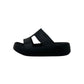 Ciabatta platform da mare in gomma CROCS 209409-001 donna