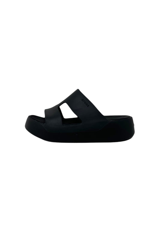 Ciabatta platform da mare in gomma CROCS 209409-001 donna