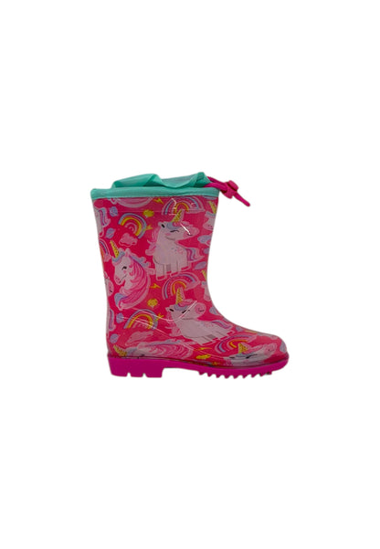 Stivali da pioggia SILVER Unicorno S8010176S FUXIA Bambina