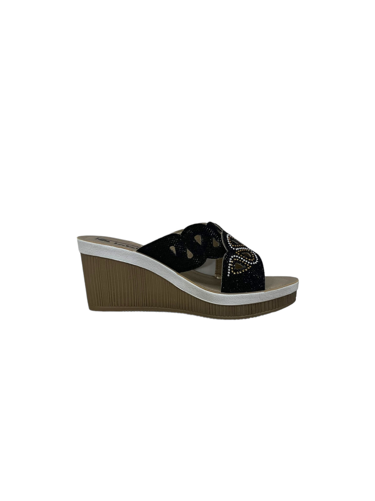 Ciabatta INBLU AS000032 NERO donna