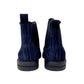 Italia Leone Stivaletto chelsea 0870 camoscio blu uomo