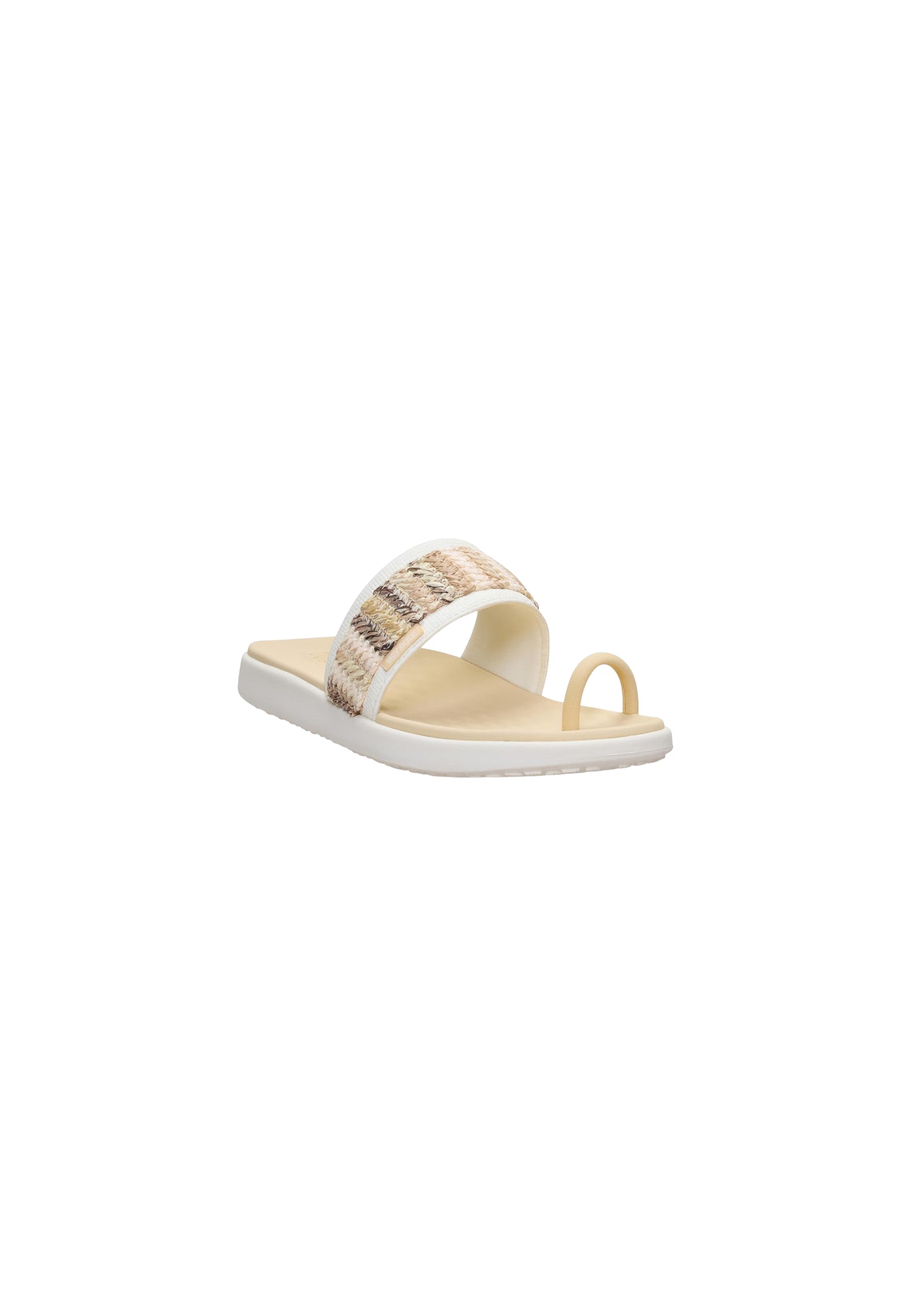 Ciabatta HEYDUDE MAUI BREEZE TOE LOOP 45259-1XV IVORY/GOLD Donna