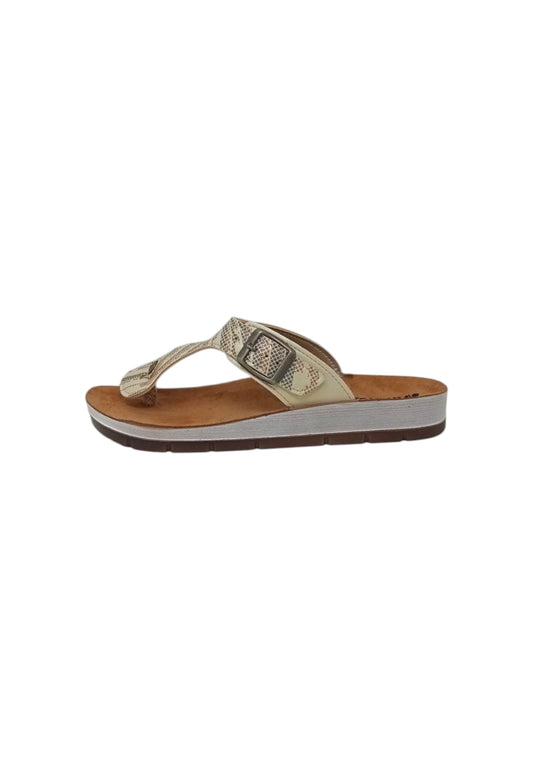 Ciabatte infradito INBLU CP000046 PLATINO donna