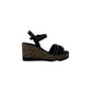 Sandalo con zeppa FASCINO DONNA 51266-E3 NERO donna