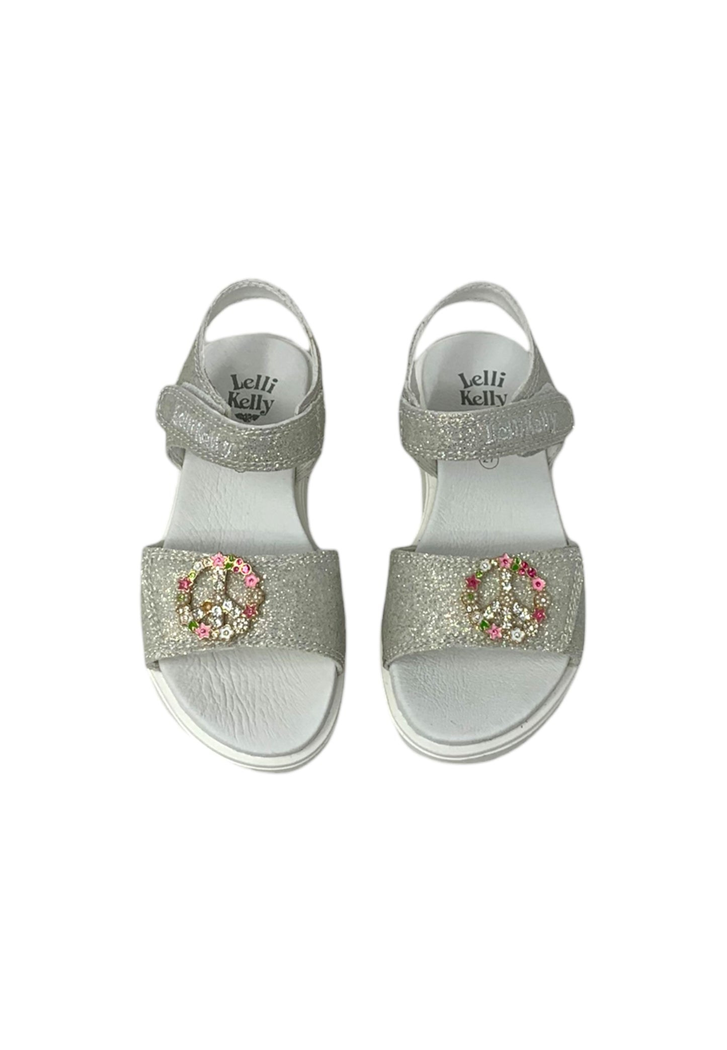 Sandalo da passeggio LelliKelly LKCV3570 GB BIANCO bambina