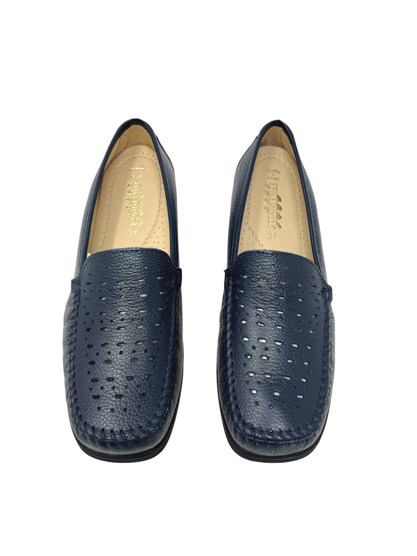 Mocassino linea comoda Stile Di Vita 2528 BLU Donna