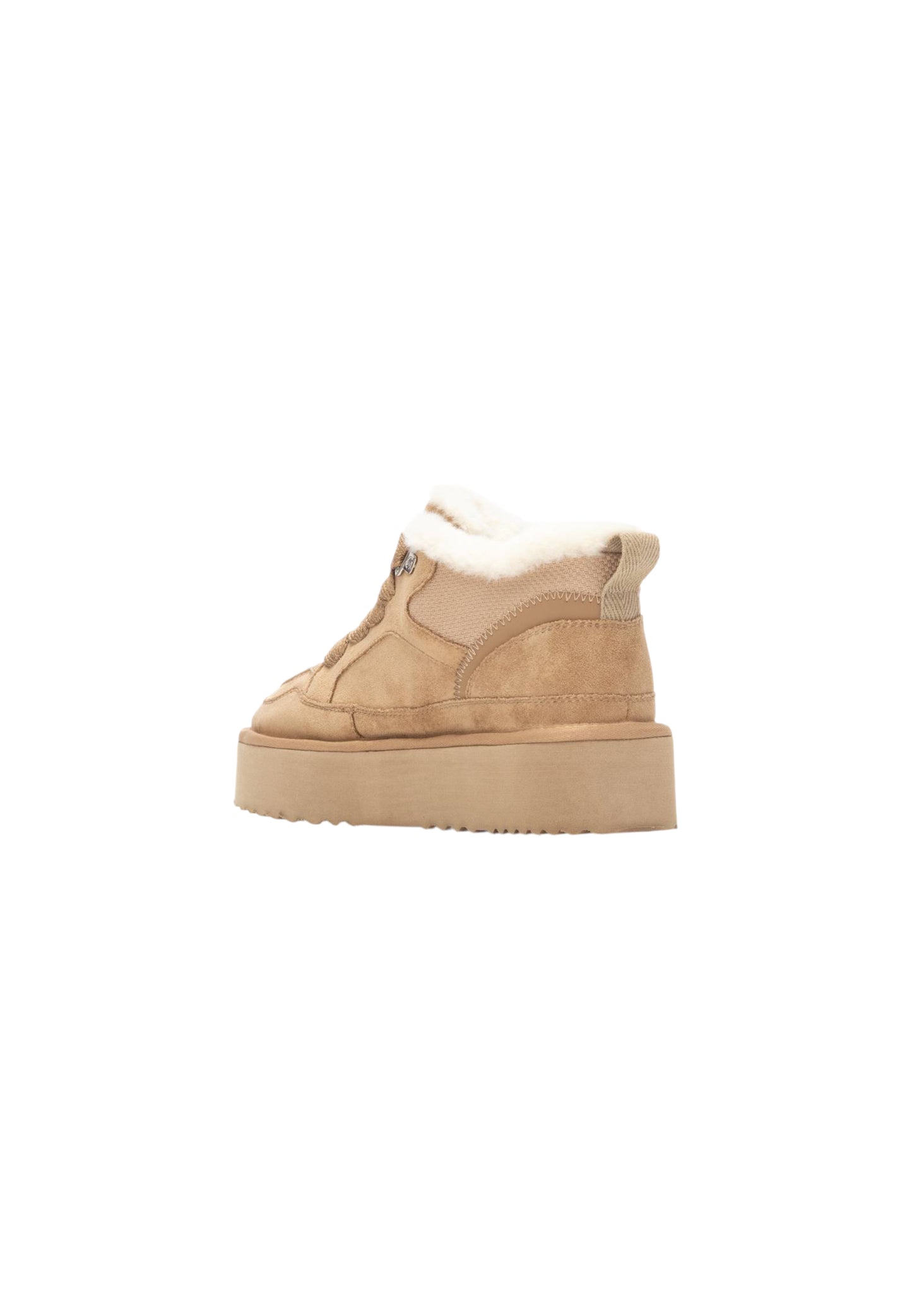 Sneaker con pelliccia XTI 144338 BEIGE donna