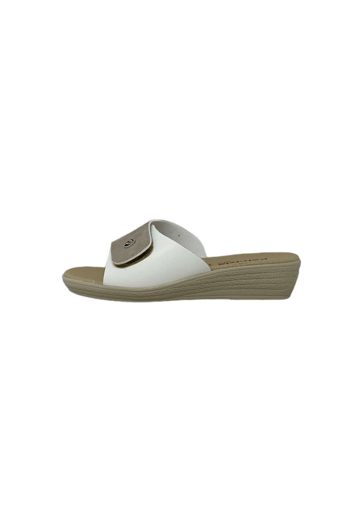 CIABATTA PATRIZIA AZZI 171 BIANCO/PLATINO donna